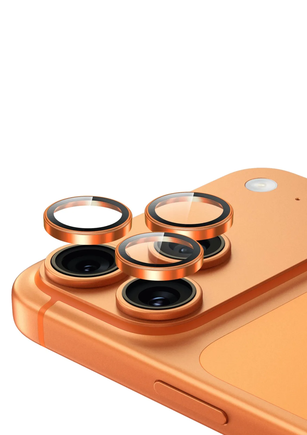 Green Lion Sapphire Camera Lens 17 PRO / 17 PRO MAX - Orange Aluminum