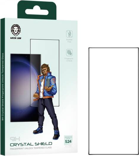 Antichoc green lion S24 ULTRA-clair
