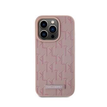 Coque karl lagerfeld Rose motif monogramme 16 PRO