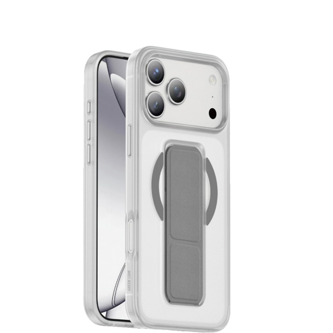 Green Lion Grip 360 Mag Safe For Ip 17 Pro Max - Silver Titanium