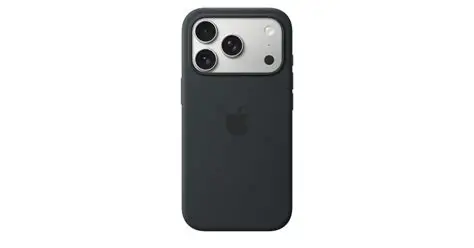 Apple iphone 17pro silicone case - noir