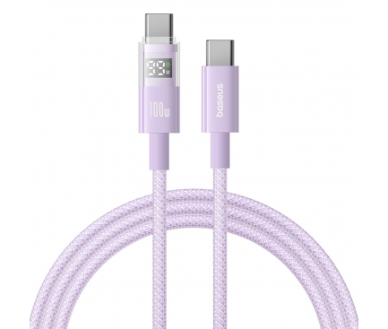 USB-C to USB-C Cable Baseus Display 2 100W/2m -violet