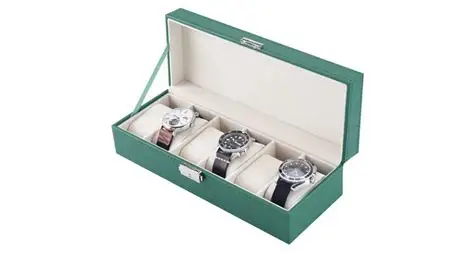 Green lion classic watch box -6 compartiments
