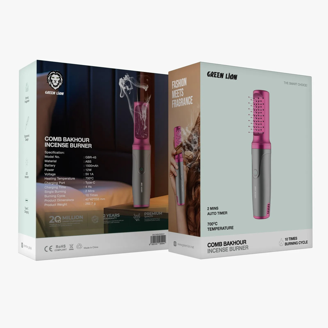 Green lion  brûleur d’encens électronique pour cheveux