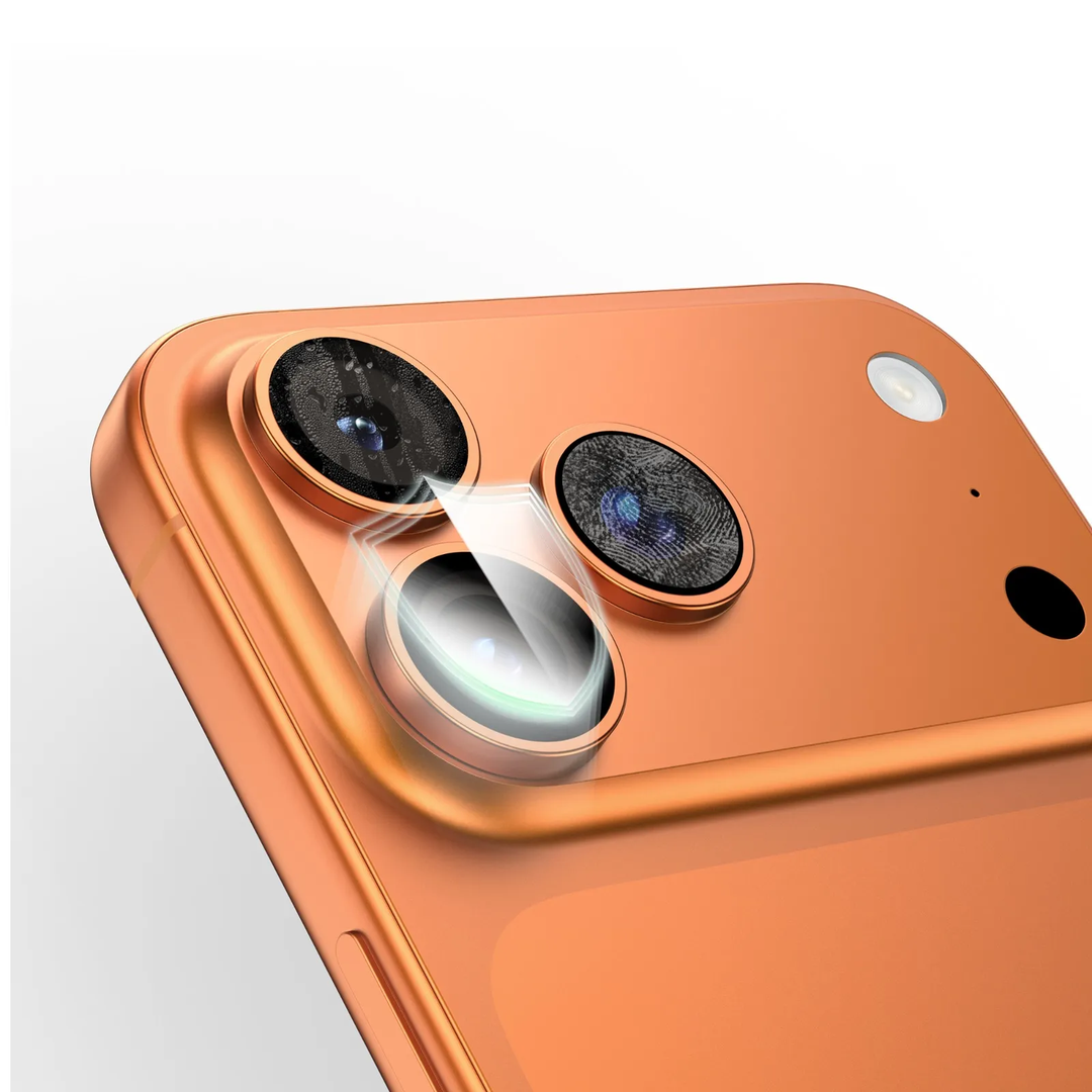 Green lion classic camera lens - 17 pro/ 17 pro max -orange