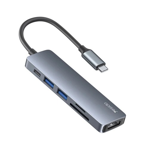 Yesido HB11- hub adapter 6in 1 intelligent hub docking station