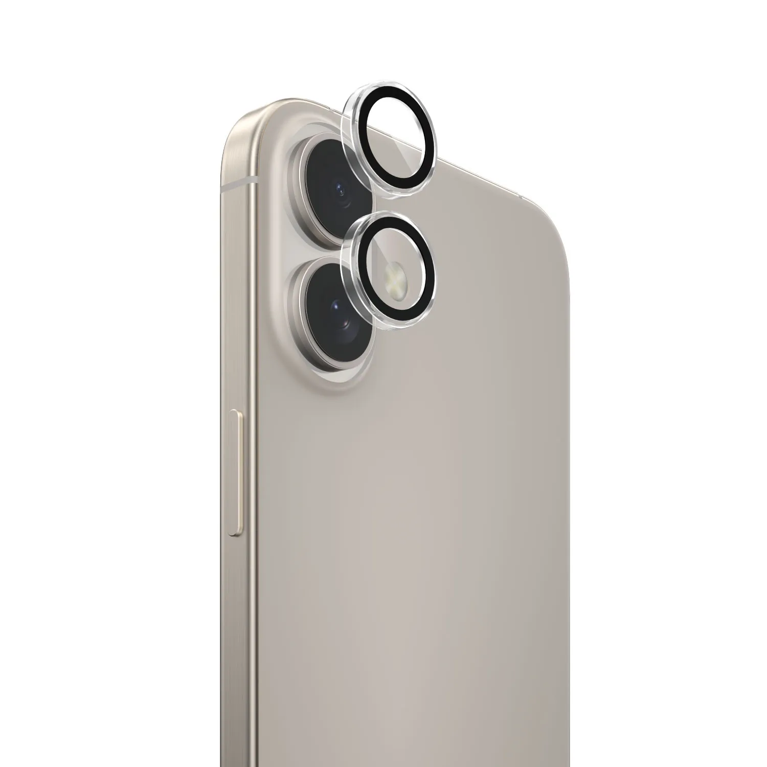 Green lion DUO camera lens iphone  16/16 plus -  transparent