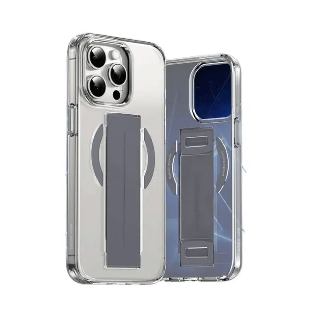 Green lion magsafe grip case 15 PRO - gris