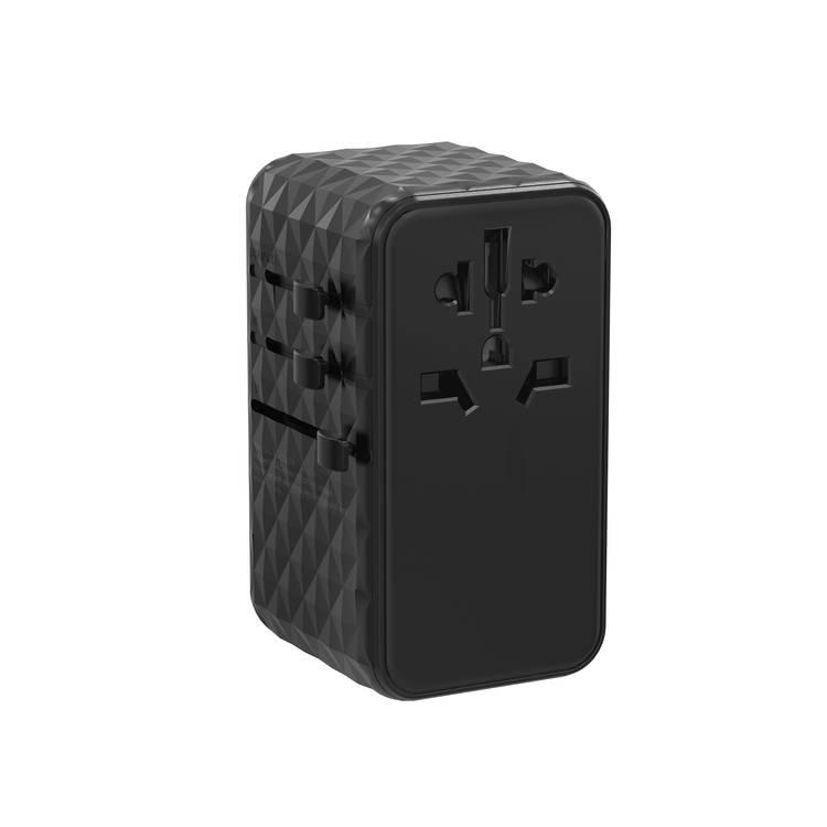 Powerology Universal GaN Super Charger 100W port X2 Type C et port X2 USB A 15W - Noir