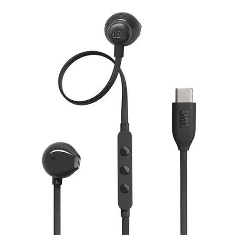 Ecouteur a fil  JBL Tune 305 C USB-C noir