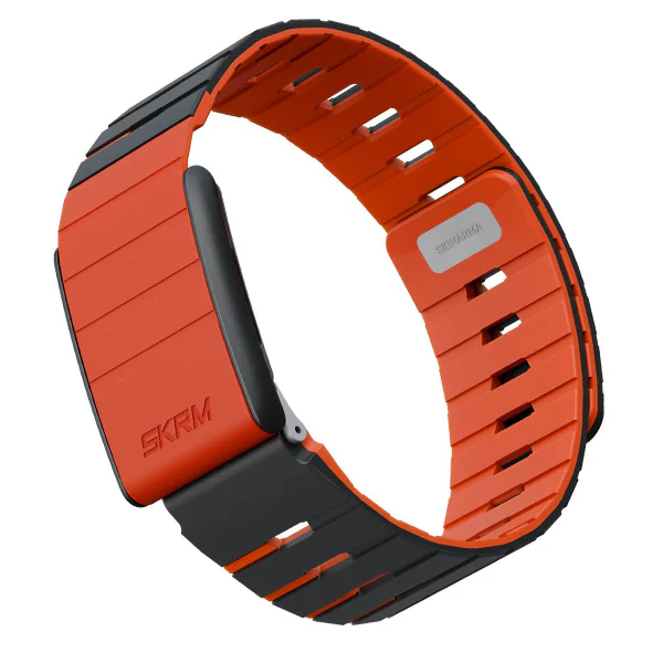 Bracelet magnétique Skinarma pour montre Whoop MG/5.0 Gemini - orange noir