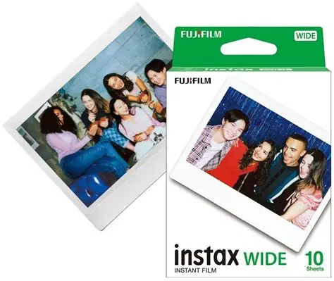 fujifilm recharge papaier pour instax wide pack de 10