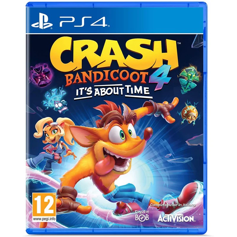 CD JEU Crash Bandicoot 4 It's About Time PS4