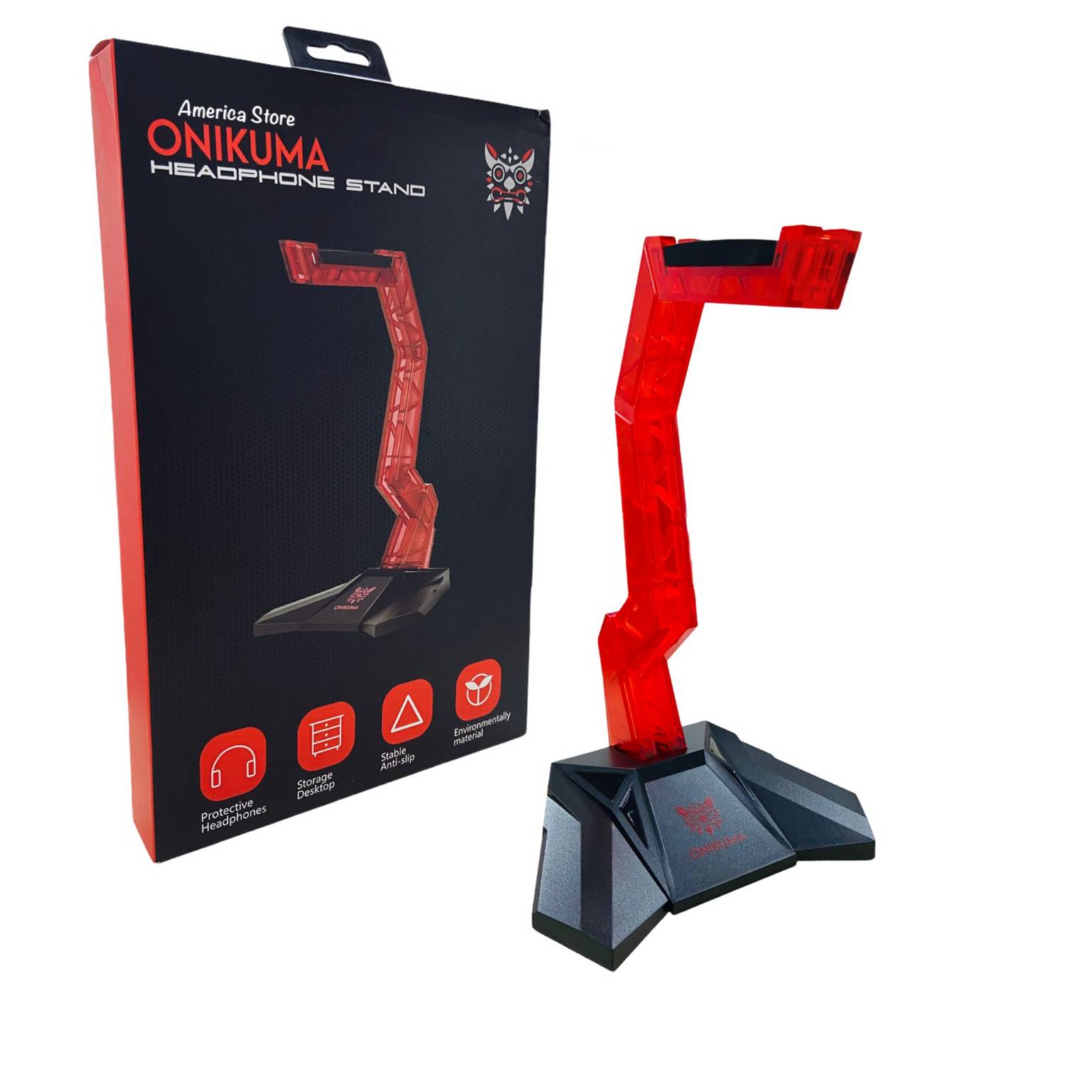 Support pour casque Onikuma ST-3 – Rouge