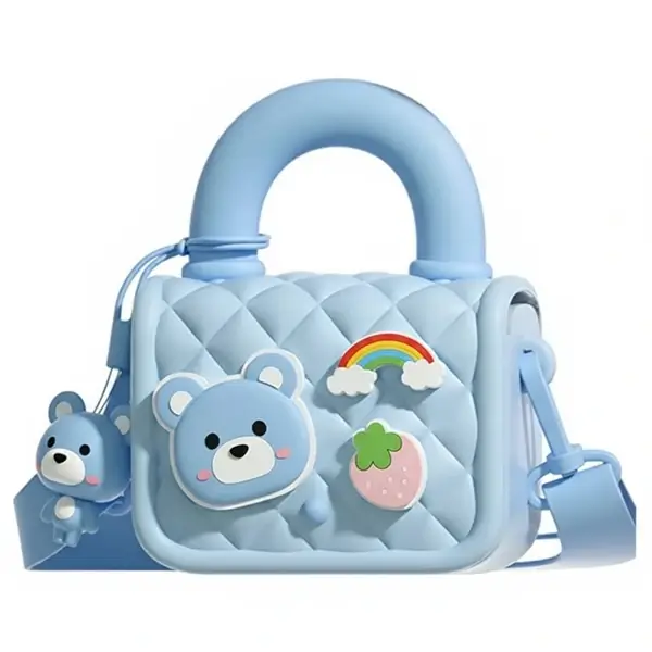 Mini Sac Enfant silicone – Collection SO.KOOOL Family – Bleu