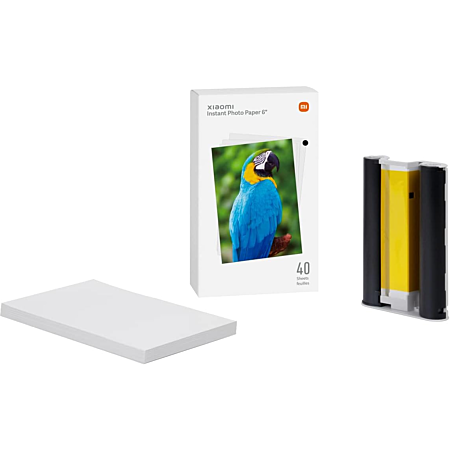 Papier Photo Instantané Xiaomi 6" Papier Photographique pour Imprimante Xiaomi