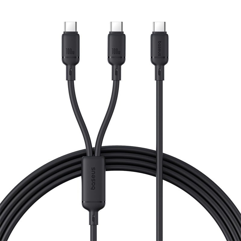 Câble USB-C Baseus Silky 100W – charge rapide 1,5 m
