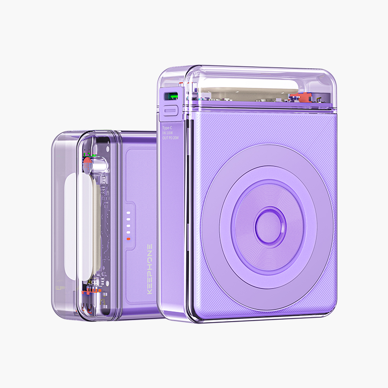 Batterie externe sans fil NOVA POWER VIOLET
