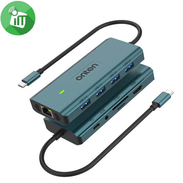 Station d'accueil multifonction USB-C 10 en 1 Onten OTN-UC962