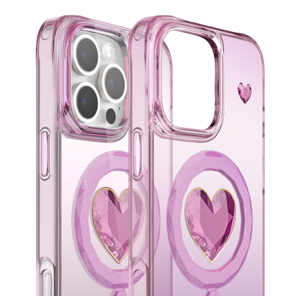 Coque Levelo Hearts MagSafe pour iPhone 16 Pro Max
