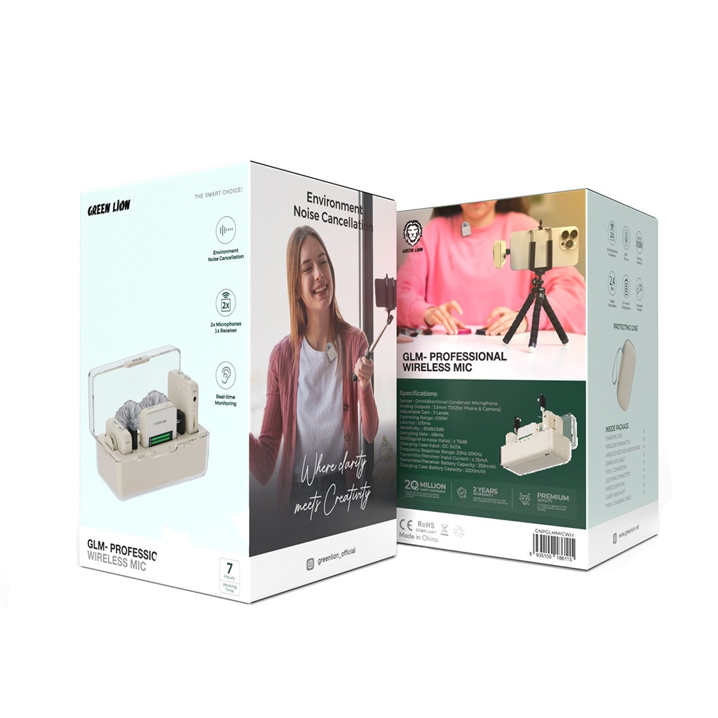 Micro sans fil professionnel Green Lion GLM