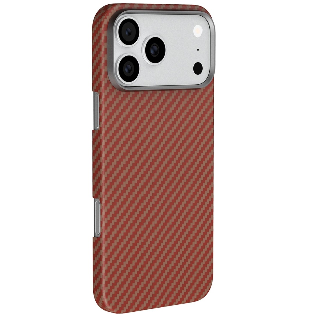 Coque Levelo Sergei  en fibre d’aramide pour iPhone 17 Pro Max –