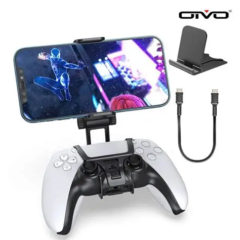 Clip de support de téléphone pour manette PS5