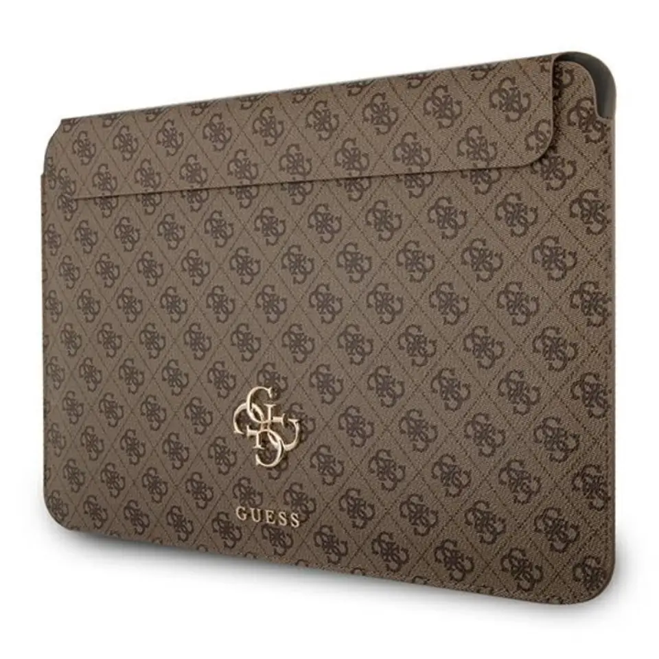 Housse ordinateur Guess 13" 4G Big Metal Logo – Marron