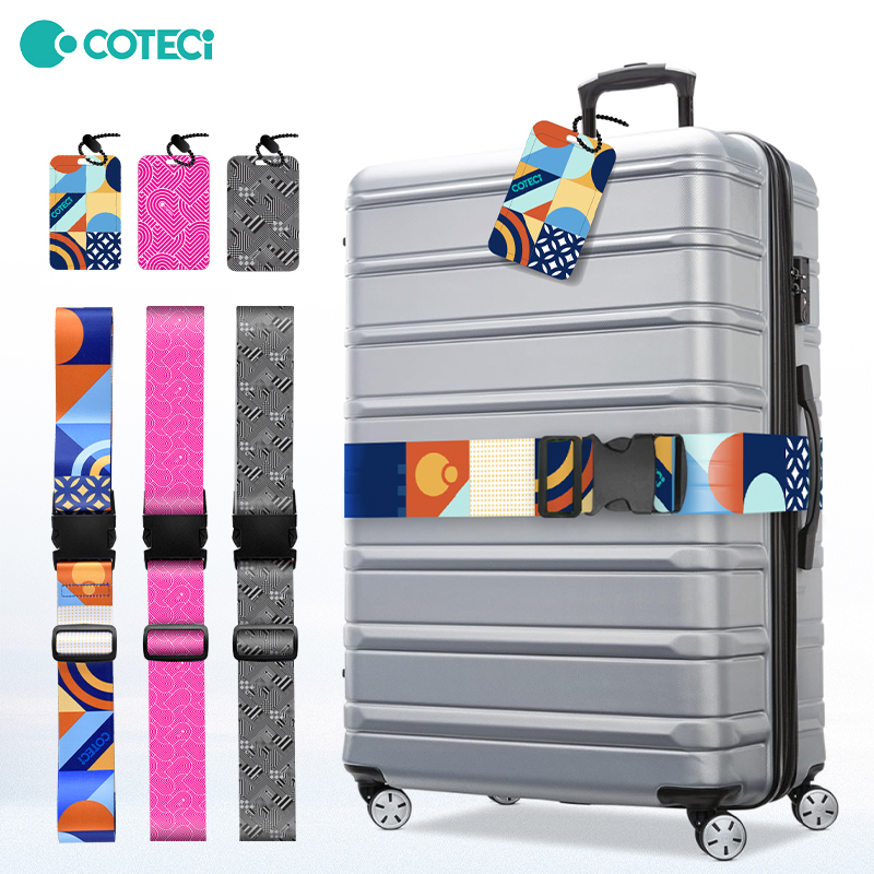 Sangle de bagage COTECi antivol TSA avec serrure à combinaison