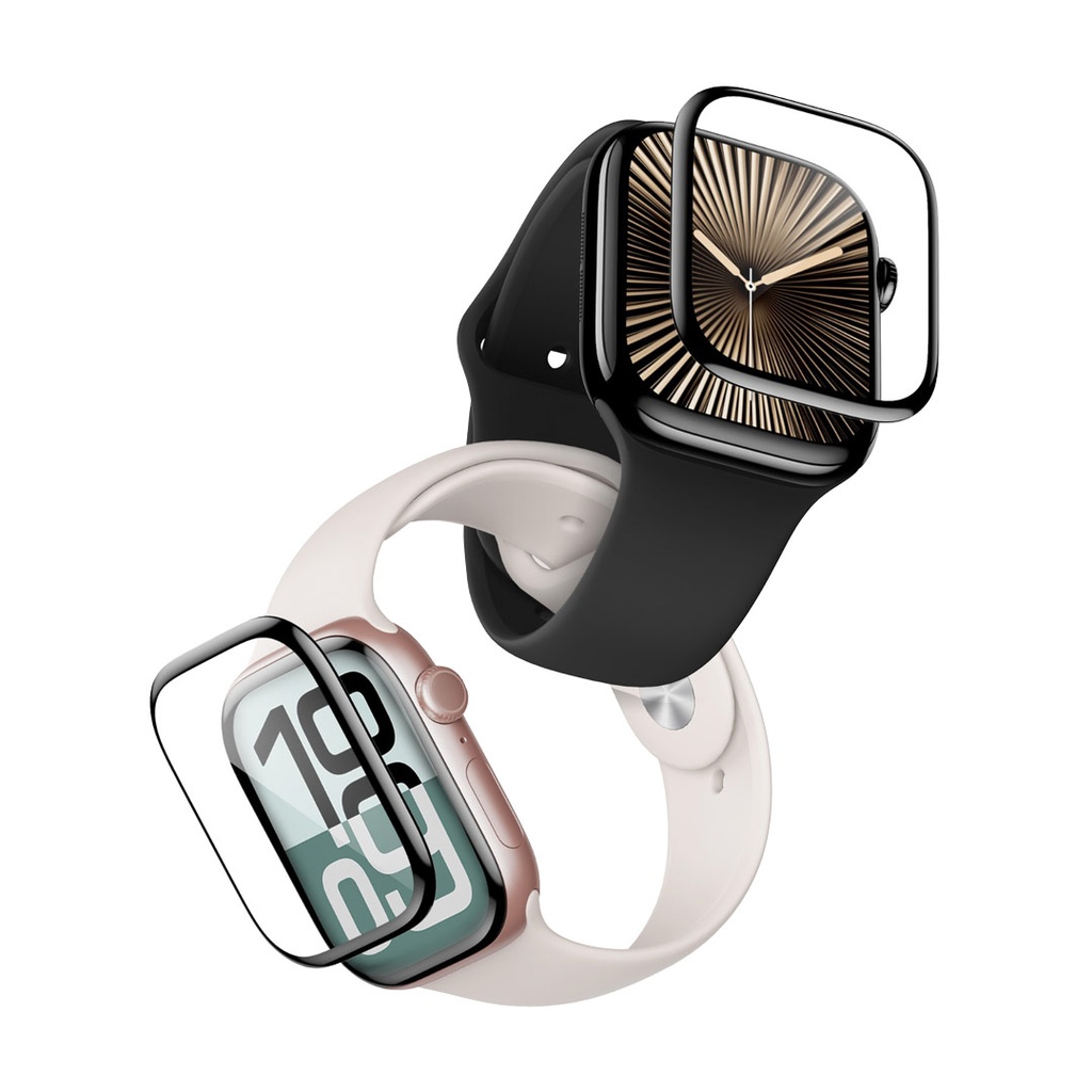 Green Lion Protecteur d’Écran Apple Watch 42mm – Verre 3D Transparent | Série 10 Premium