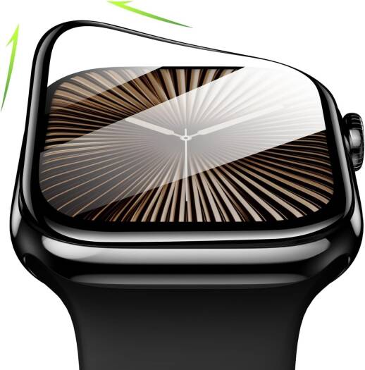 Green Lion Protecteur d’Écran Apple Watch 46mm – Verre 3D HD Transparent | Protection 360° Premium